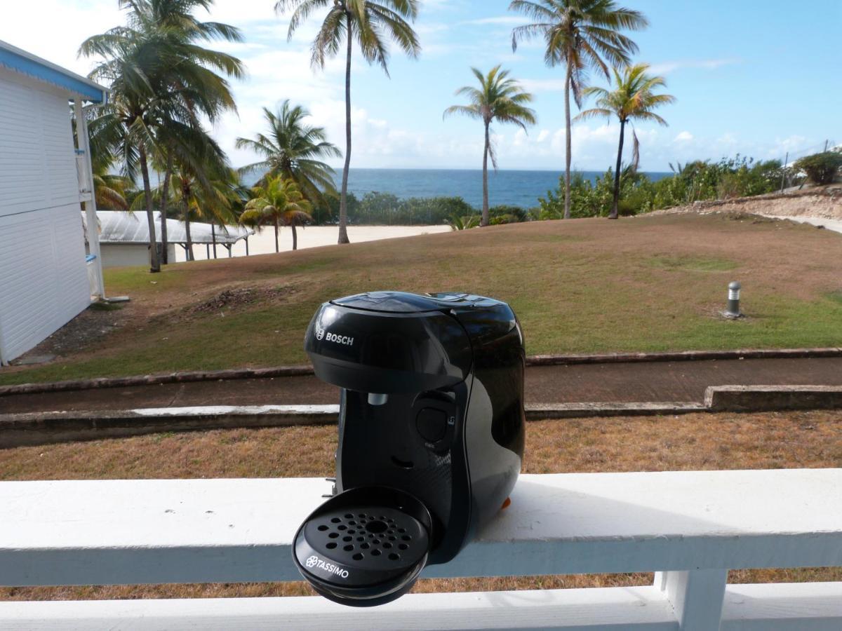 Studio Vue Mer Piscine Plage Kaz Punch Manganao Chez Julie Saint-Francois  Exterior photo